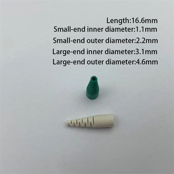 What is the dent in a patch cord fiber optic cable 